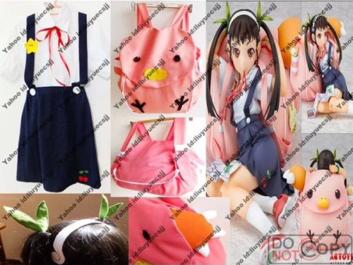 偽物語（ニセモノガタリ） 八九寺真宵（はちくじ まよい） コスプレ衣装 Amazon.co.jp: 『偽物語』（ニセモノガタリ）♪八九寺 真宵（はちくじ