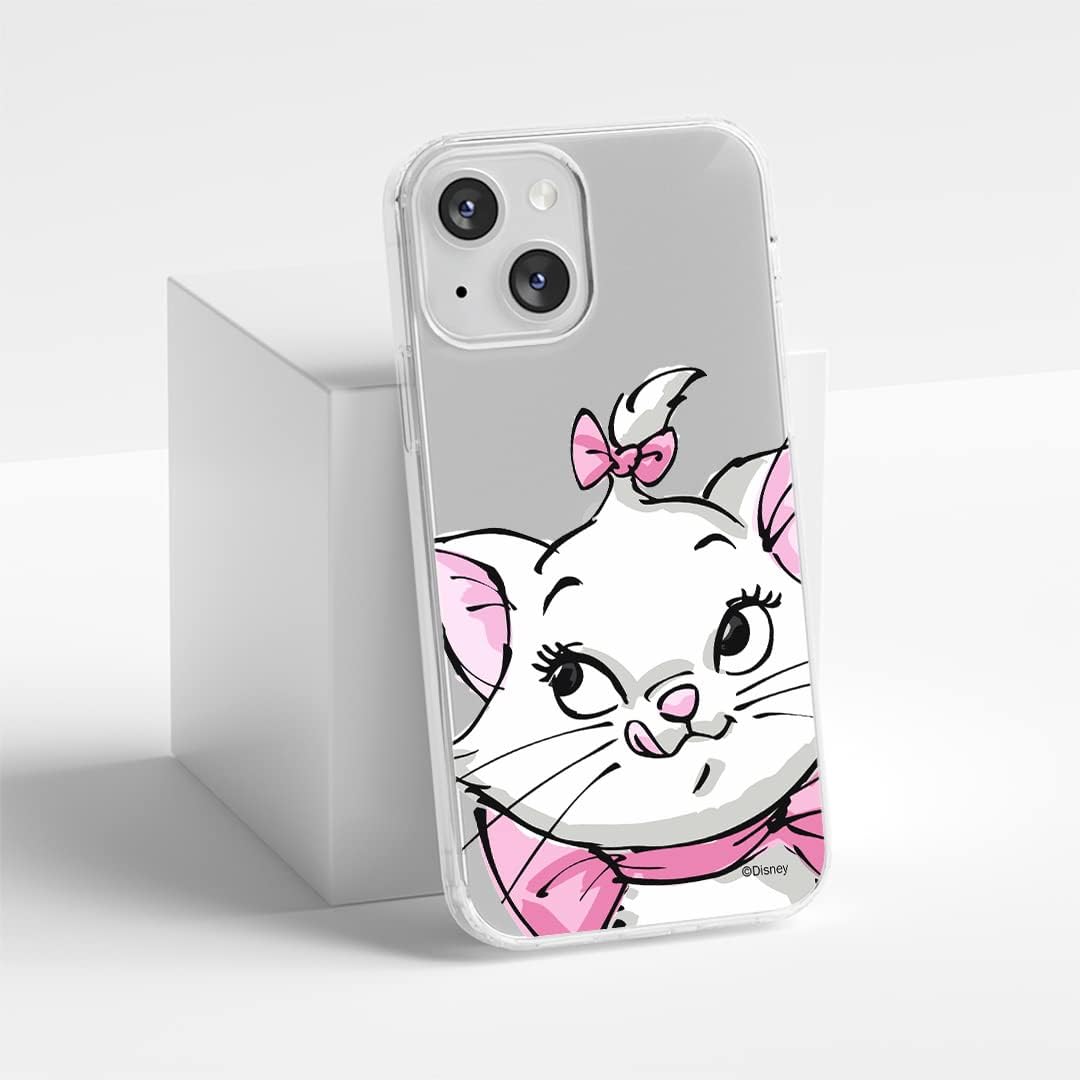 ERT GROUP Mobile Phone Case for Samsung A41 Original and Officially Licensed Disney Pattern Marie 001 Perfectly Adapted to The Shape of The Mobile Phone, Partially Transparent