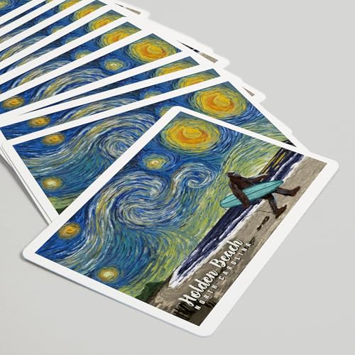 Baraja de póker Lantern Press Holden Beach 52 cartas miniatura 5