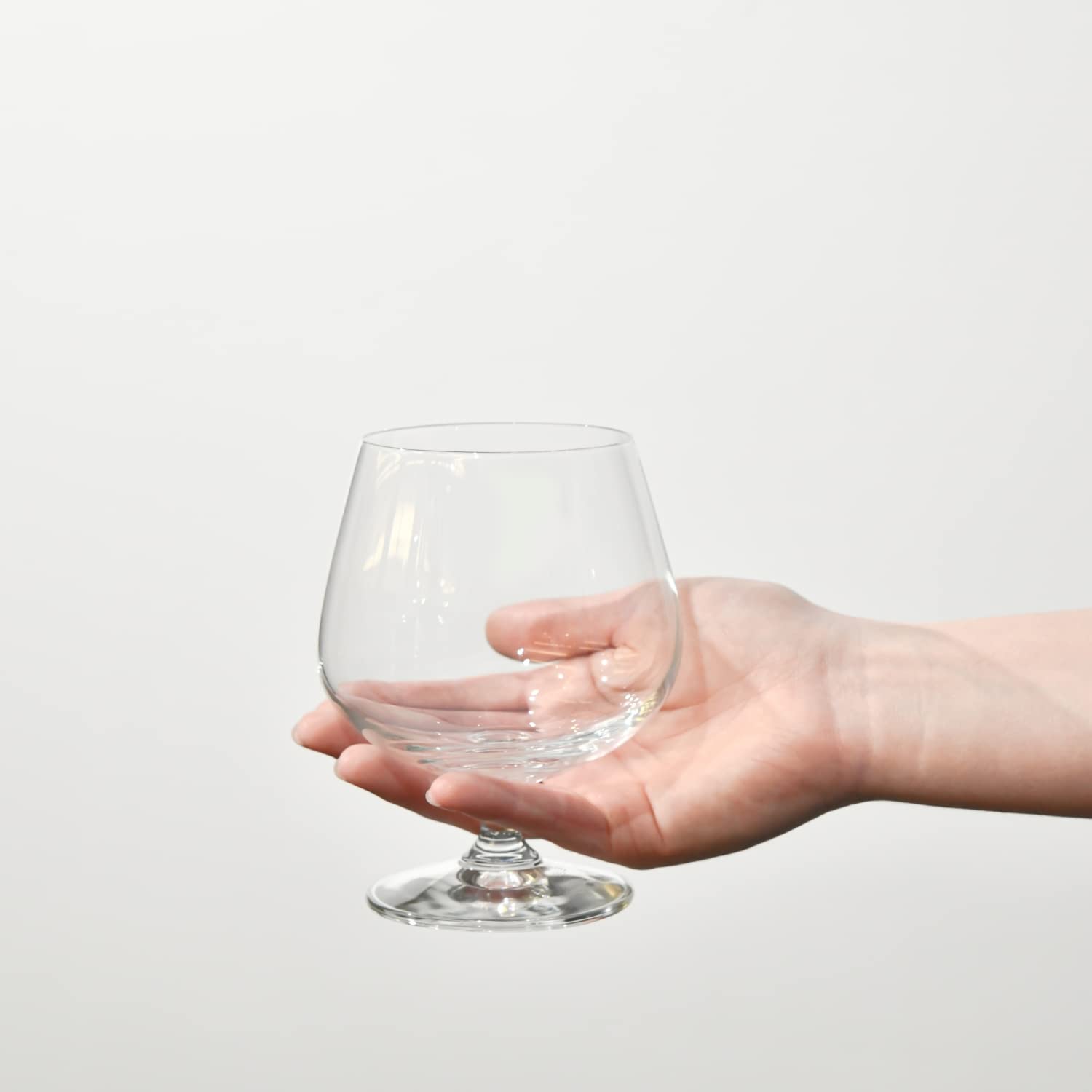 Krosno Balance Verres à Brandy Cognac Whisky 510 ml Lot de 6 – Verres Snifter Cristal Sans Plomb, Grand Calice, Dégustation Spiritueux, Élégants, Lave-vaisselle, Europe