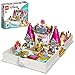 LEGO 43193 Disney Princess L'Avventura Fiabesca di Ariel, Belle, Cenerentola e Tiana, Castello Giocattolo con 4 Mini Bambole