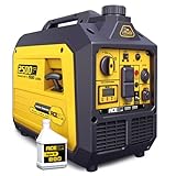 Aceup Energy 2500 Watt Gas Inverter Generator, Super Quiet Portable Generator...