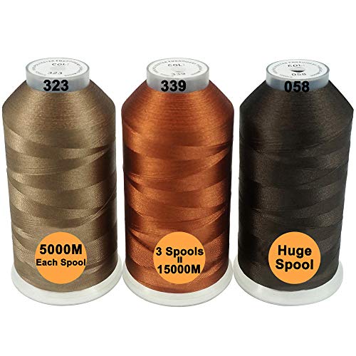 ★ Colore veloce, alta resistenza e lucentezza eccezionale, tutti questi eccellenti personaggi sono basati su il materiale del nostro filo di ricamo macchina: 100% poliestere!!!