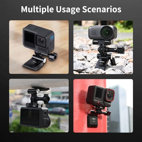 Soporte magnético Nitze N29-D2 con liberación rápida Arca para GoPro 7