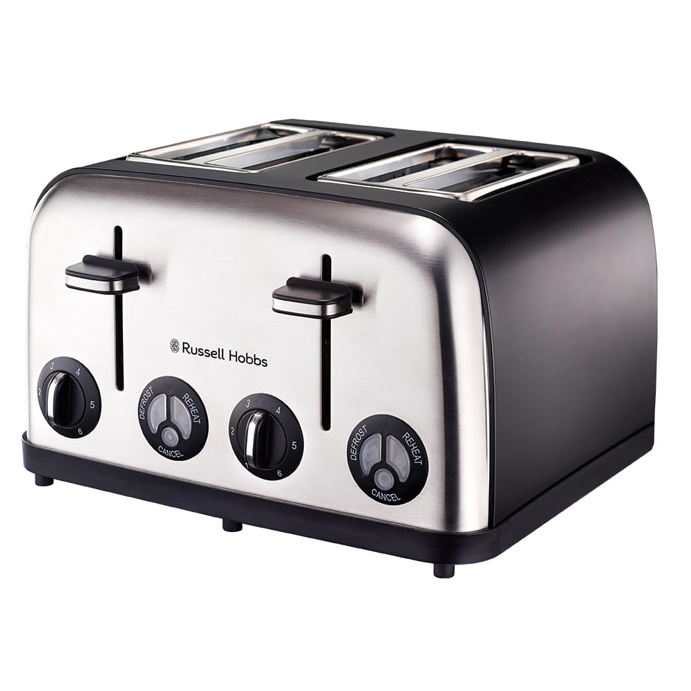 Russell Hobbs 4-Slice Toaster, Black