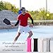 Pickleball Paddle Grip Bonus Overgrip Comfortable Pickleball Wrap Grip Pickleball Grips Overgrip for Enhanced Control, Shock Absorbing, Anti Fatigue Includes Free Pickleball Paddle Grip Tape (Black)