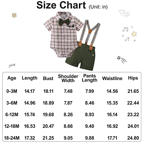 Yallet Baby Boy Clothes Newborn Infant Boy Gentleman Outfits Suit 3 6 12 18 Months Dress Romper Shirt+Bowtie+Suspender Shorts #TOP5