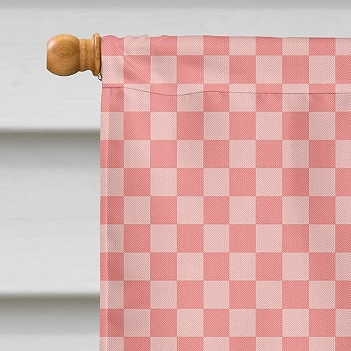 Drapeau Khaki Campbell Duck Pink Check multicolore et ultra résistant