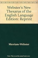 Webster's New Thesaurus of the English Language, New Edition 1590270851 Book Cover