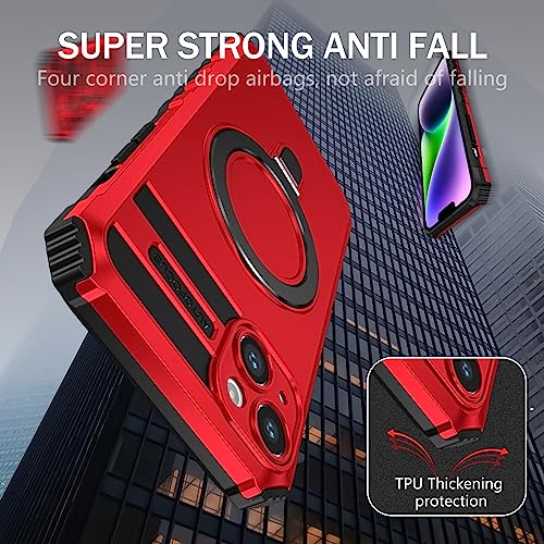 Coque arrière compatible avec iPhone 14 avec support magnétique - 3