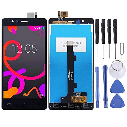 KONGXIPANSPARE A estrenar Pantalla LCD y Conjunto Completo de digitalizador for BQ Aquaris E5 (Color : Black)