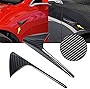 Xotic Tech Side Marker View Camera Indicator Turn Signal Cover Trim, Carbon Fiber Pattern, Compatible with Tesla Model 3 S X Y with Autopilot 2.0-3.0