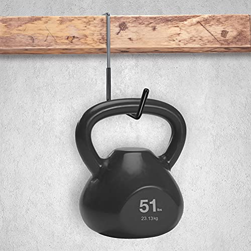 Heavy Duty Large S Hooks, Vinyl Coated Ladder Bike Hangers, Garage Storage Organizer For Hanging Bicycle, Ladders, Sports Gear, Plants (8 Pack) #TOP3