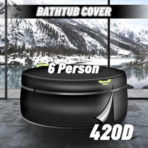 Cobertor redondo para tina caliente 4 personas 87x28.3 in miniatura 2
