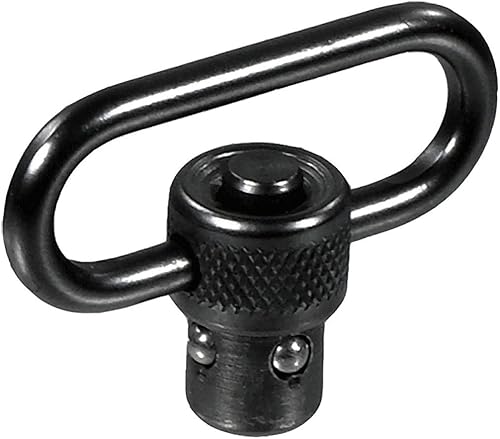 UTG Standard Duty Pulsador QD Sling Swivel, 1.25" Loop Negro