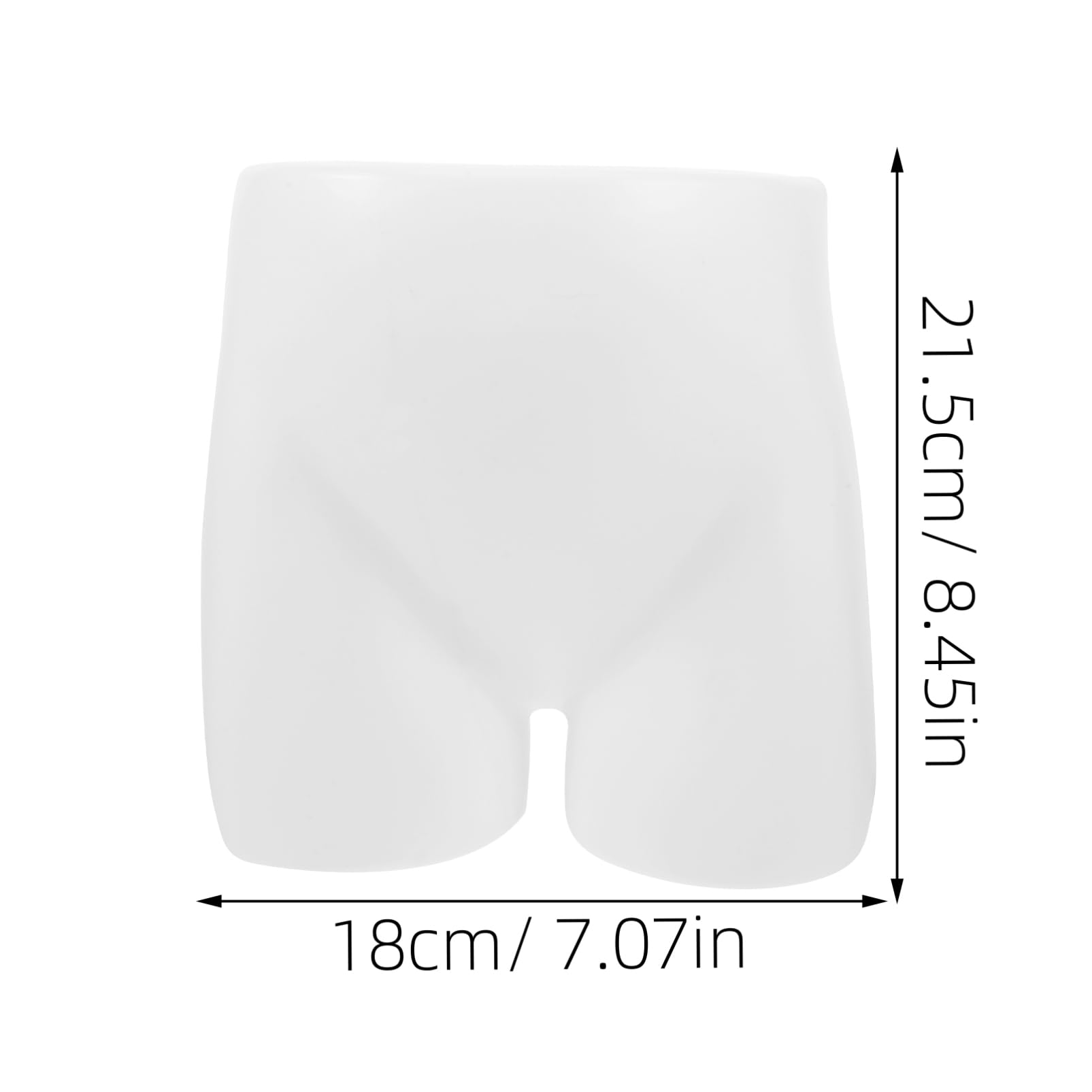 Ipetboom 3pcs Pant Display Stand Underwear Display Mannequin Hip Shape Briefs Lightweight Plastic