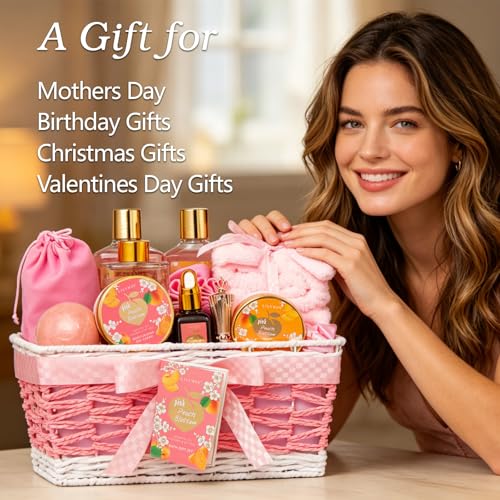 Image of 23Pcs Spa Gifts Skin Care Kit Set Luxurious Spa Gift Baskets for Women & Mom