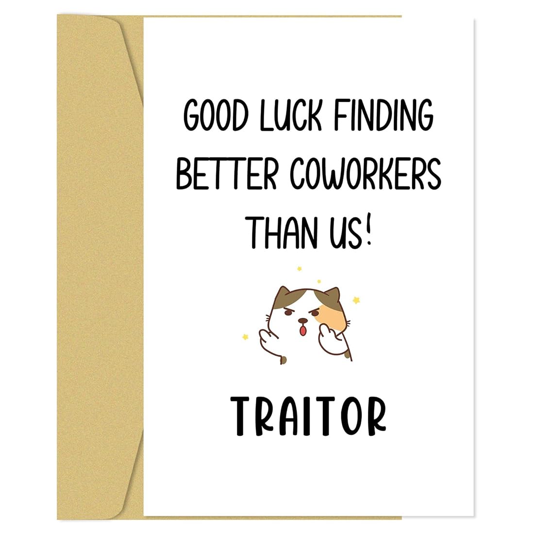 Divertente Biglietto D'addio Per Pensionamento Per Collega, Biglietto D