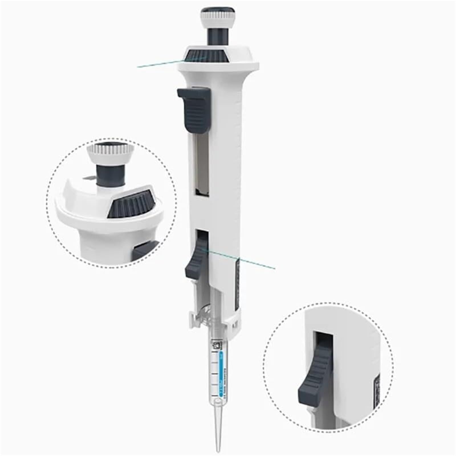 Pipetten Pipette, Kontinuierlicher Spender Für Labor, Quantitativer Flüssigkeitszusatz, Manuell, 5 Ml,Labor