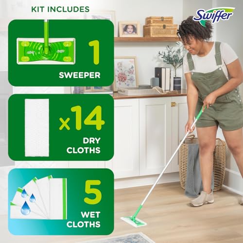 Swiffer Sweeper 2-In-1 Dry + Wet Floor Mopping And Sweeping Kit thumb #4