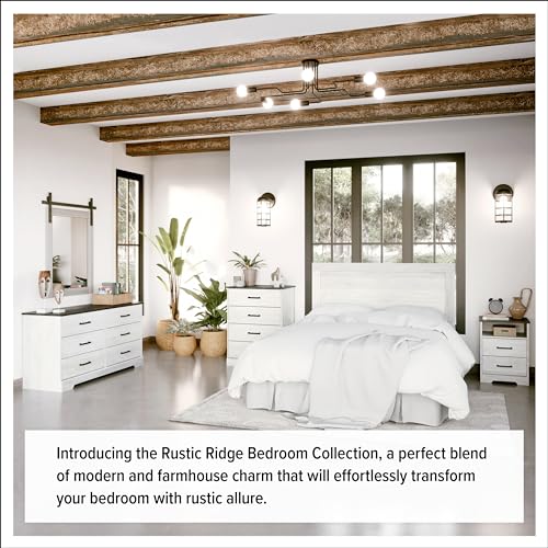 Prepac HFK-1602-1 Rustic Ridge Farmhouse Queen Headboard thumb #6