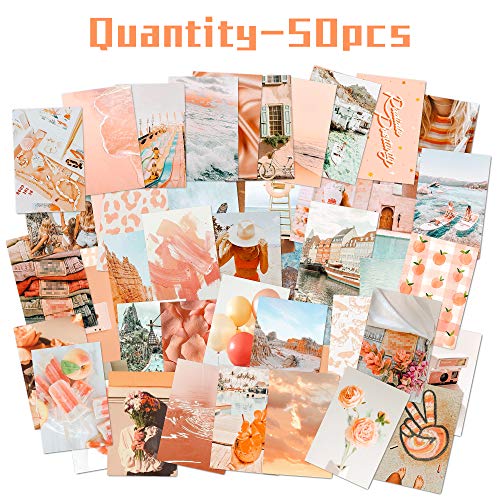 50 stuks esthetische foto’s voor wandcollage, set van 50 stuks, 10x15 cm/4 x 6 inch, collage, warme kleur… - Afbeelding 3
