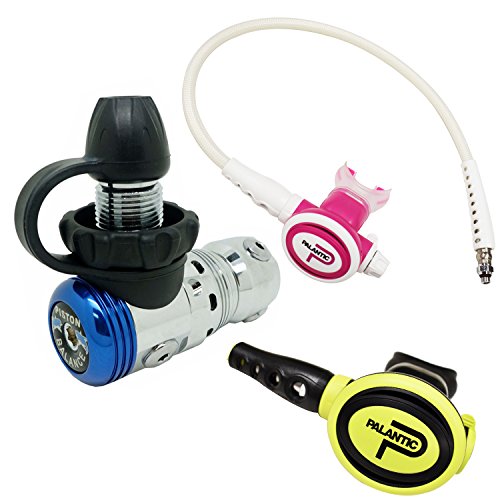 Palantic AS103 DIN/Scas2061 Travel Lite Regulator & Octopus Combo, Pink