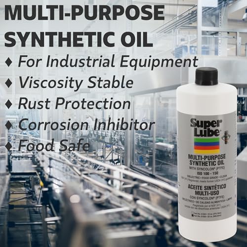 Ansxiy Super Lube 51004 Synthetisches Öl mit PTFE, hochviskos, 113 ml Flasche, transluzentes weiß – Bild 3