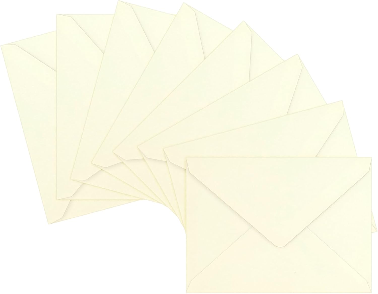 200 Pack A7 Envelopes, Ivory Greeting Card Envelopes Self Seal, 5.24 x 7.24 in Envelopes for Birthday Graduation Baby Shower Wedding Invitation Cards