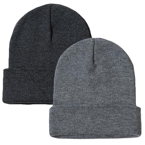 Image of ZOORON Beanie for Men Women Slouchy Winter Beanie Hats Cuffed Skull Caps