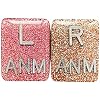 Rectangle Glitter Xray Markers, 3 Initials, X-ray Markers, Glitter