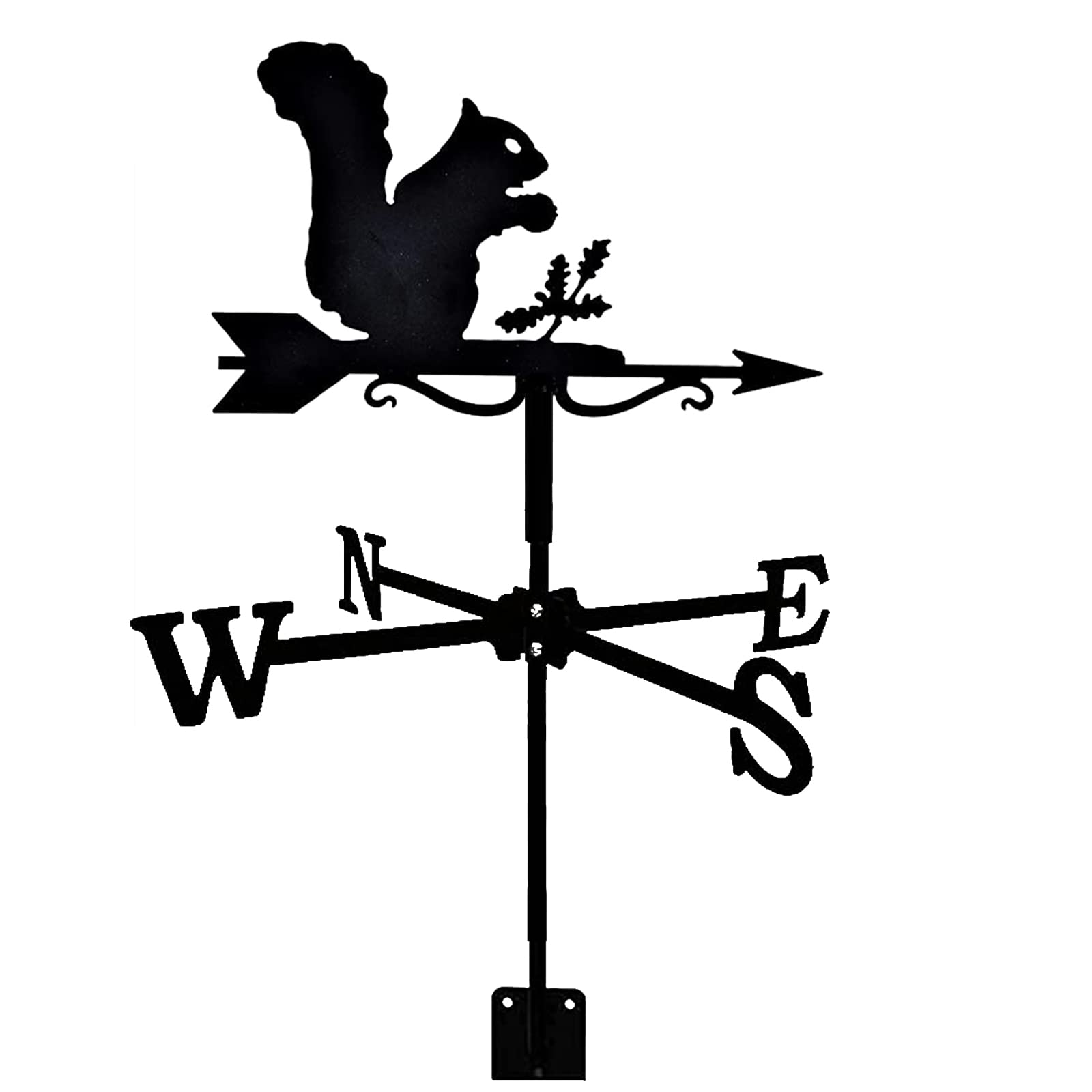WIQUYBML wind vane Farm Stainless Steel Home Weather Vane Wind Direction Indicator Garden Measuring Tools for Outdoor Faucet weathercock