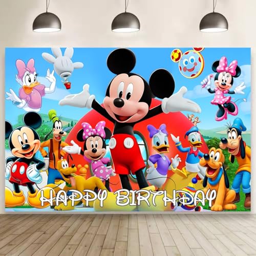 Wall Decor Backdrop for Birthday Decorations Birthday Banner for Kids Party Supplies (5x3ft)