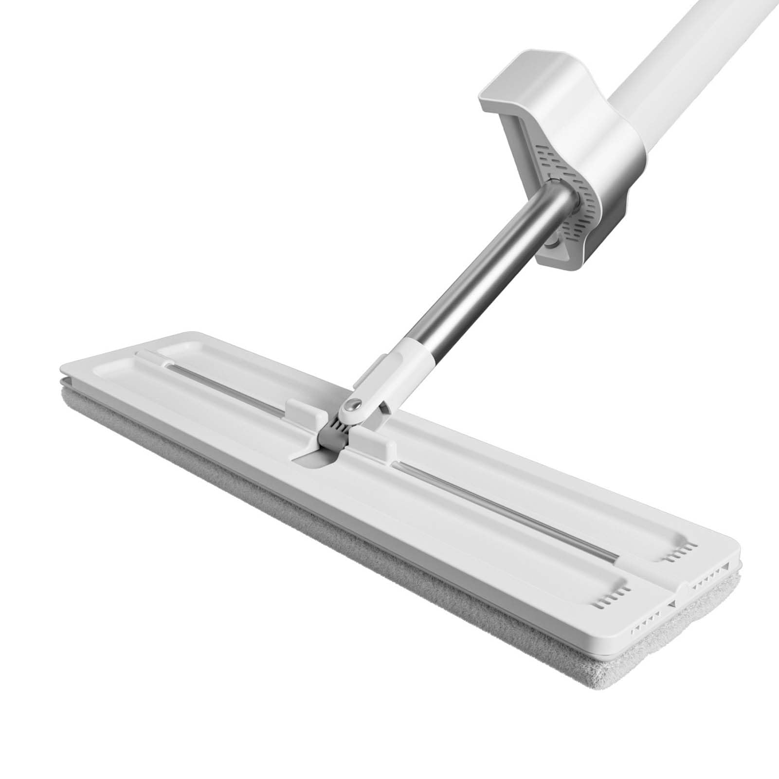 Limpiador De Suelos con Mopa Microfibra, Fregona Lavable Reutilizable para Casa, Mopa Fregona Absorbente con Mango Regulable, Ideal para Cocina Baño Baldosas Y Suelos Lisos