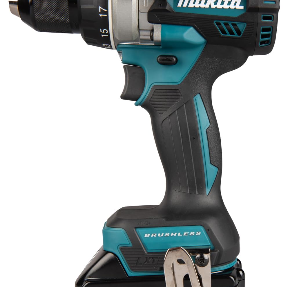 Makita DHP492Z 18V Li-Ion LXT Brushless Trapano combinato, batterie e caricabatterie non inclusi, blu/nero
