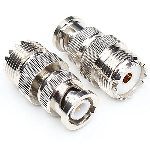 Anhan Bnc Male To Uhf Female Connector, Bnc To Uhf Coax Connectors Pl259 Female Connector Adapters #TOP3