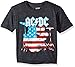 AC/DC Big Boys' Americana Rock Band Short Sleeve T-Shirt