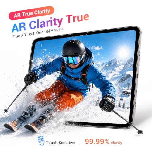 Image of CoBak 2 Pack Screen Protector for iPad Pro 13 Inch (M5 /M4) 2025 /2024,9H+ Tempered Glass film with Easy-Install box,Apple Pencil Compatible,Bubble Free,HD Clarity,Scratch Resistant