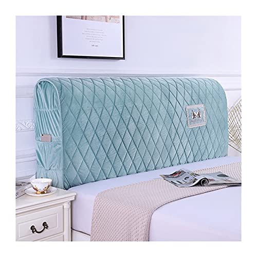 Protector For Bed Headboard Protector Dustproof Cover Bed Head Protector For Bedroom Décor For Single/Double/King/Super King Size Bed (Color : Green, Size : 150Cm) #TOP12