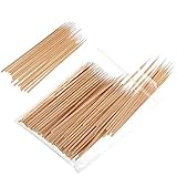 Sakolla 400 Count Pointed Cotton Swab - Precision Microblading Cotton Tipped Applicator & Tattoo Permanent Supplies Cotton Swabs Makeup Cosmetic Applicator Sticks - 2 Size