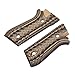 Guuun G10 Grips for Taurus PT92 Grip Compatible with PT 92/99/100/101 and Decocker Crosshatch Texture - Orange/Black