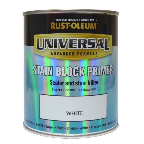 RustOleum Universal Indoor & Outdoor Stain Block Sealer and Stain Killer Primer 750ml White