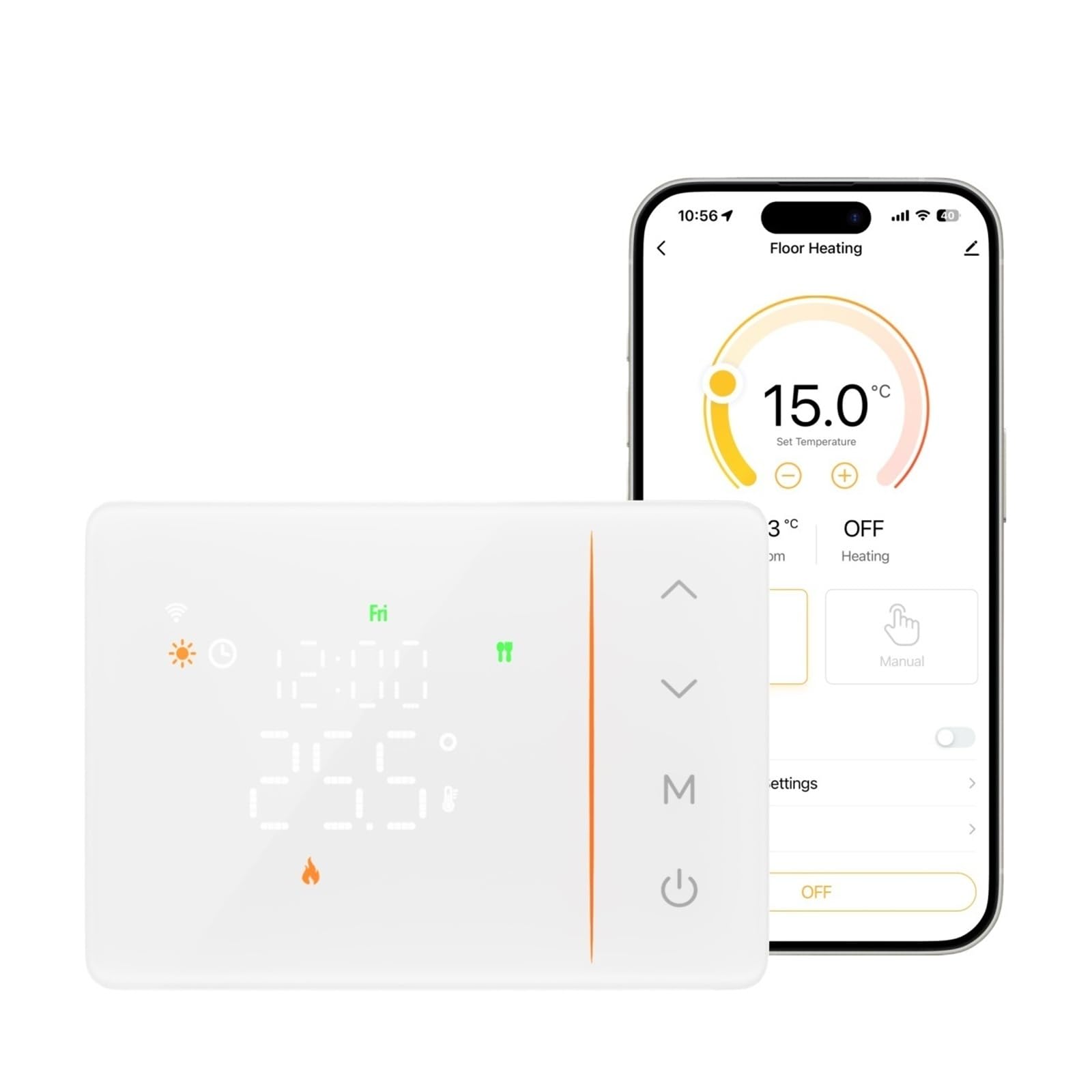 Commutateur de Chauffage/Refroidissement, contrôle Programmable, Prise en Charge d'Alexa