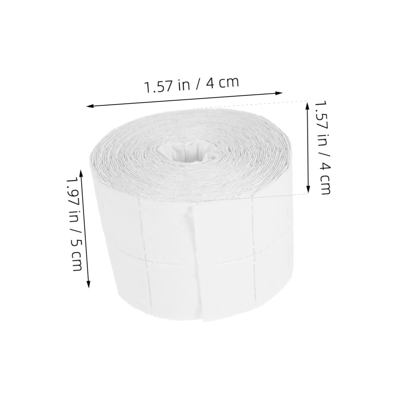 Beavorty 2Rolls Lint Nail Wipes of Makeup Remover Pads for Gentle Nail Polish Removal for Home Travel High Absorbency Nail Scrub Towels