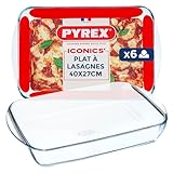 GARANTIE 10 ANS : Le plat four rectangulaire à lasagne de la marque Pyrex bénéficie d'une garantie de 10 ans