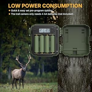 WOSPORTS Mini Trail Camera 30MP 1080P HD Game Camera with Night Vision Motion Activated Waterproof, Trail Cam with Fast Trigger Time for Outdoor Wildlife Monitoring — photo 2 of 6