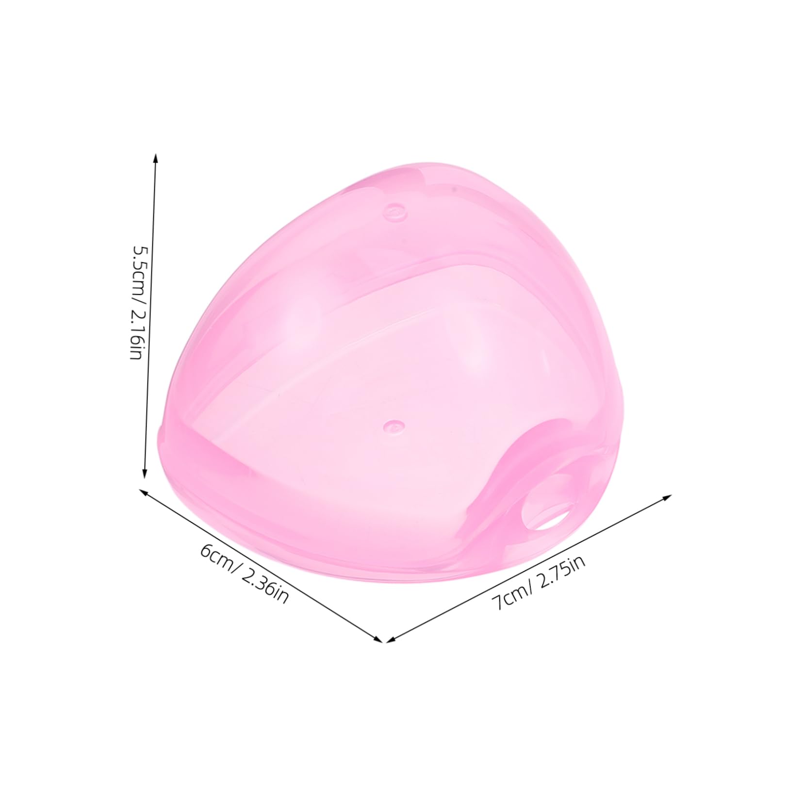 HANABASS 4pcs Pacifier Case Transparent Holder for Travel Portable Storage Box to Keep Pacifiers Clean Safe Easy for Busy Parents