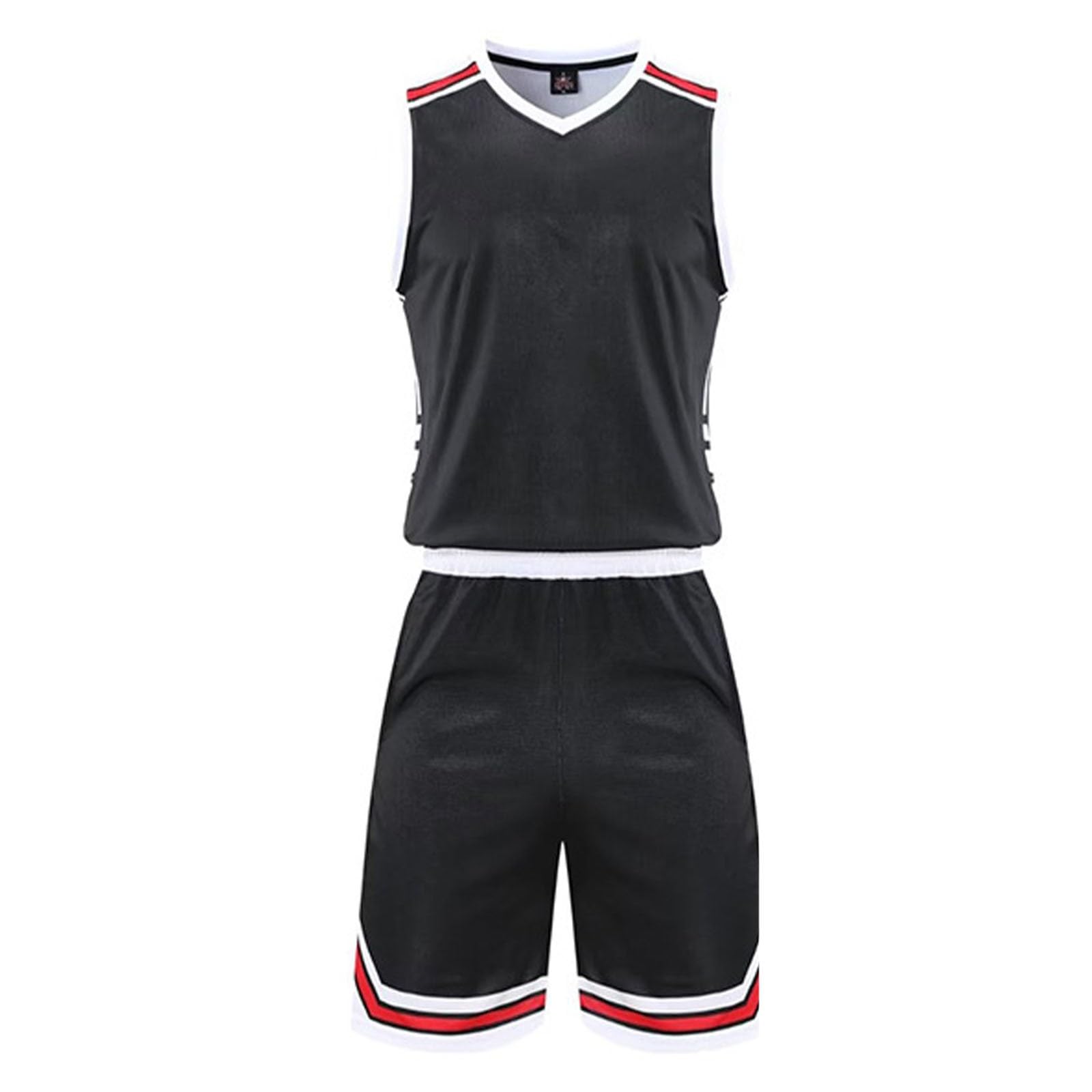 Conjunto Lino Hombre Ropa Deportiva Dos Piezas de Verano para Entrenamiento 7