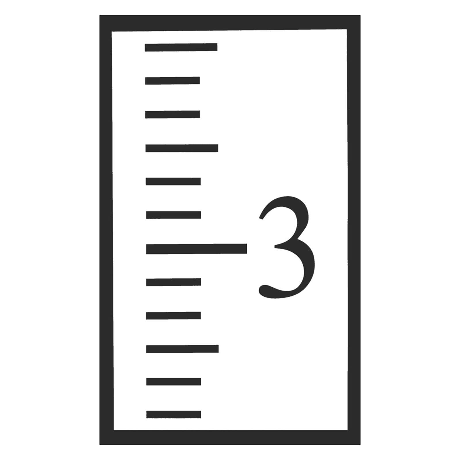 6x Scale Ruler Stencil Growth Chart Stencil Template For Farmhouse Measuring Kids Height Wall Decoration Craft Scale Stencil For Wall