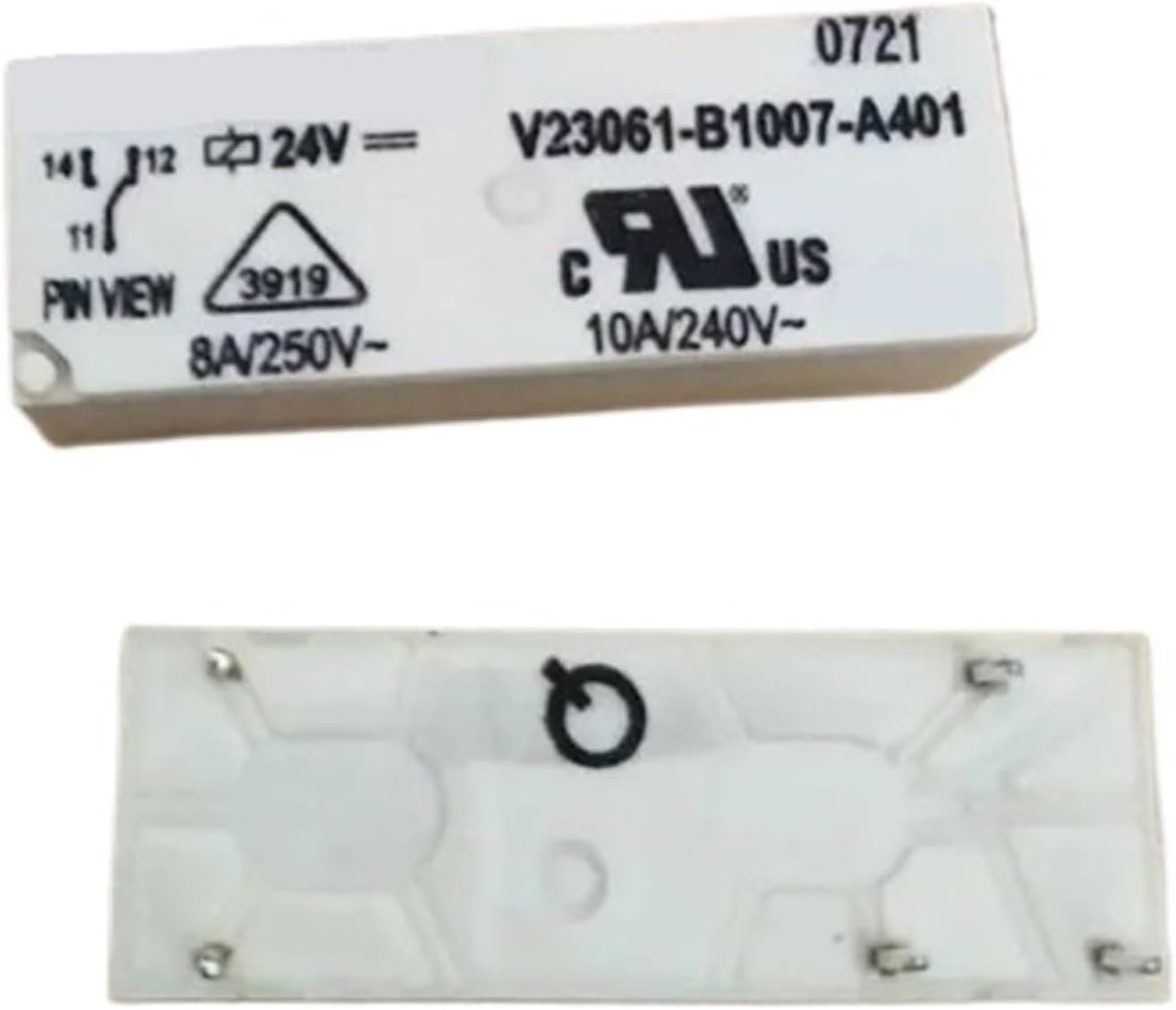 Relé de potencia V23061-B1007-A501 para la automatización de luces y calderas de 250VAC